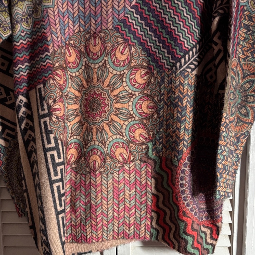 Nwt Colorful Patterned Sweater - image 3